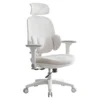 Kancelářské křeslo ABRAMO šedá/bílá