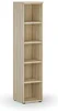 Kancelářský regál PRIMO WOOD dub přírodní 400x420x1781 mm