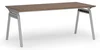 Kancelářský stůl PRIMO SIGMA 180x90 cm šedá/ořech