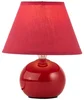 Keramická stolní lampa PRIMO červená