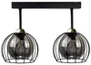 Keter Lighting SOLO Black Přisazený Lustr
