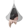 KLORIN NEW Cocoon Hammock závěsné houpací křeslo, světle šedá, BIG SIZE