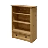 Knihovna se zásuvkou PIMBOW – medová borovice