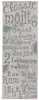 Koberec Cottage Letters beige/blue 60x180cm