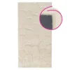 Koberec PUFIN Typ 1 – krémový 3D vzor kamenů, 140×200 cm