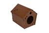 Kočičí dřevěný domek NN01269 – ořech