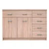 Komoda 2D5S dub sonoma TOPTY TYP 22