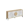 Komoda GALATEA 180 dub/bílá Carrara