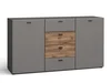 Komoda LUCENCE grafit mat/dub flagstaff