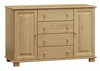 Komoda NEFTYS 36 – masiv borovice, 78 x 118 x 47 cm
