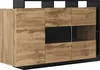Komoda SMARA 3D – dub/antracit