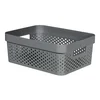 Košík Curver Infinity Dots 11 l šedý
