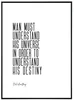 Kosmický Minimalismus - Velký Artprint 50x70 cm