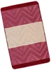 Koupelnová předložka Chevron Burgundy 60x100 cm