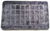 Koupelnová předložka Kostka tmavě šedá 50x80 cm