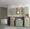 Koupelnová sestava BELBEL dub artisan/šalvěj