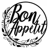 Kovová dekorace Bon Appetit