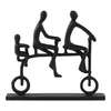 Kovová dekorativní soška Cycle