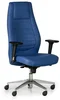 Kožené kancelářské křeslo CHARTER s ergonomickým mechanizmem