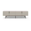 Krémový TV stolek Eldia 200x63,5 cm