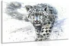 Kreslený Leopard na Plátně: Unikátní Umělecké Dílo