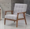 Křeslo PALAVAN světle šedá/ořech