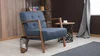 Křeslo Wing Chair, modrá