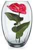 Křišťálová váza ve tvaru vejce Bohemia Crystal