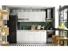 Kuchyně COLBY 200 cm bílý lesk