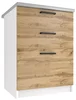 Kuchyňská skříňka Belini s zásuvkami 60 cm dub wotan