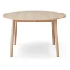 Kulatý rozkládací jídelní stůl Dub ø 130 cm