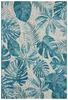 Kusový koberec Flair Tropical Leaves tyrkysová 200×285 cm