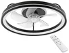 Lamkur FARGO LED Stropní svítidlo s ventilátorem 37W černé