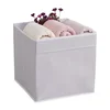 Látkový úložný box 30x30x30 cm šedý
