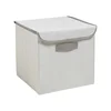 Látkový úložný box 30x30x30 cm šedý