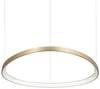 LED lustr Gemini 81 cm zlatý