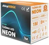 LED neon pásik 1m, 230V, IP68, cyan