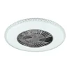 LED stropní svítidlo Harstad s ventilátorem