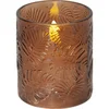 LED svíčka Flamme Leaf, 10 cm