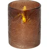 LED svíčka Flamme Leaf 12,5 cm