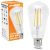 LED žárovka E27 ST64 8W neutrální bílá