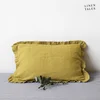 Lněný povlak na polštář 40x60 cm Lemon Curry Linen Tales