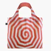 LOQI Louise Bourgeois Spirals Red – skládací taška na nákupy