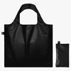LOQI METALLIC Black Matt – skládací taška