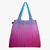 LOQI Pleated Rainbow Blue – skládací taška přes rameno