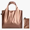 LOQI skládací taška Metallic Matt Rose Gold