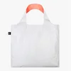 LOQI TYVEK Neon Dark Orange – skládací nákupní taška