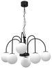 Luminex Lustr CAMBRIDGE 6xE14 černý