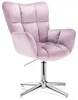 LuxuryForm AURORA Velur Křeslo s Stříbrným Křížem