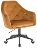 LuxuryForm DESIGN Křeslo ANDORA VELUR černá kolečka